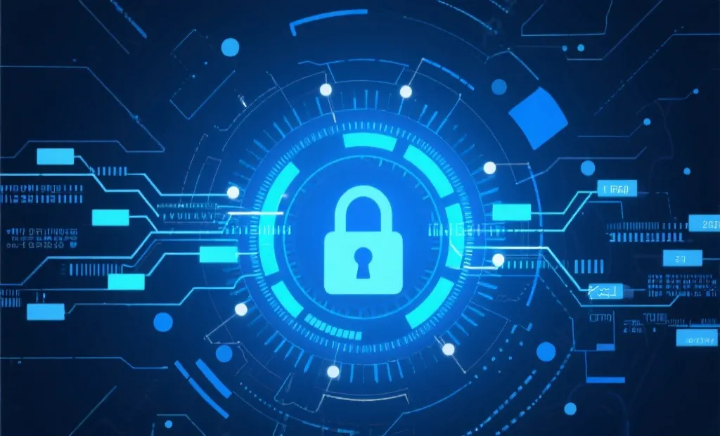 数据安全与权限控制的抽象示意图